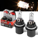 Pair White HID High/Low Beam Light Bulbs<br>88-92 Toyota Cressida, 89-97 Suzuki Swift, 91-95 Volvo 940