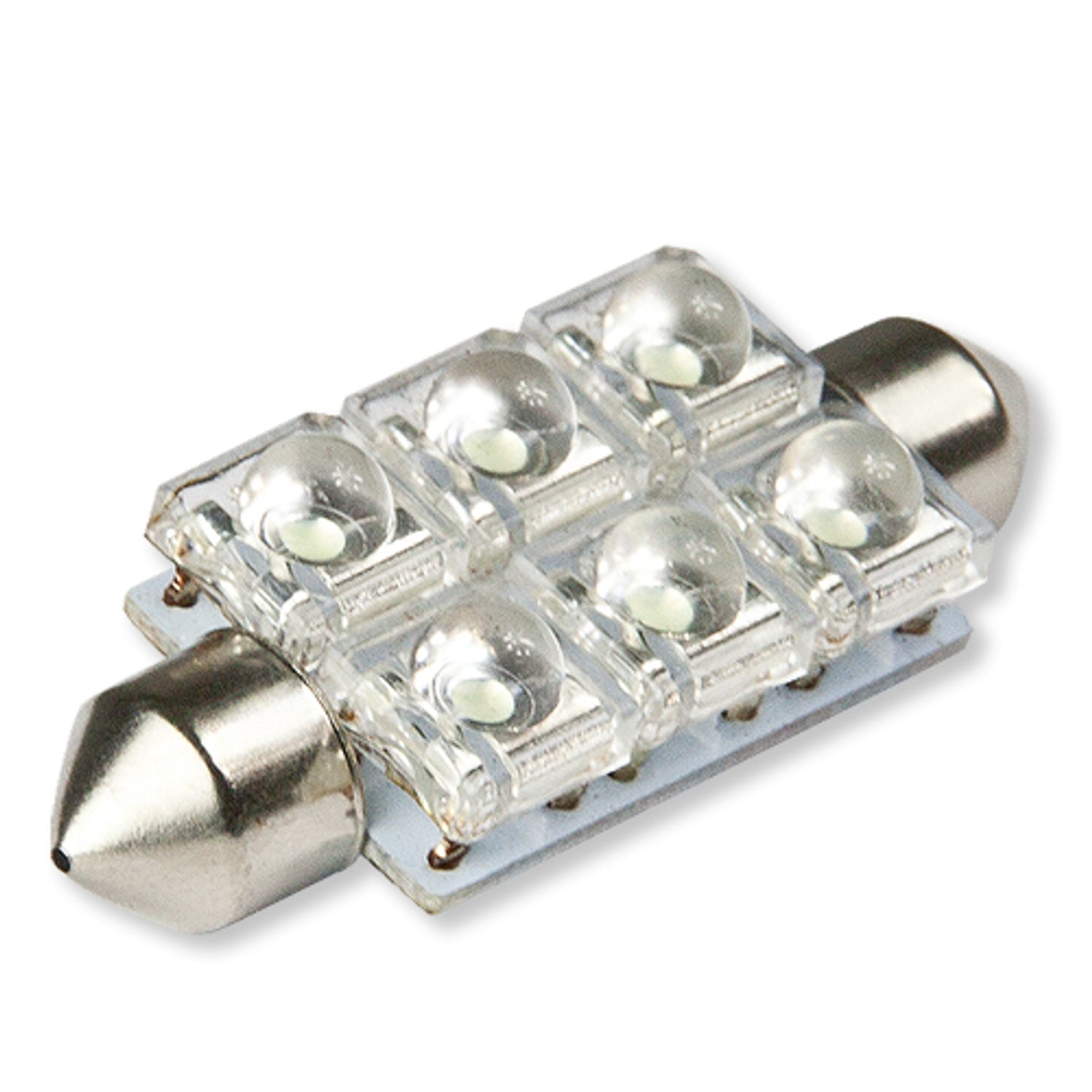 LED Auto Interior Dome Light Bulb - LED-11X41-6SF-WH