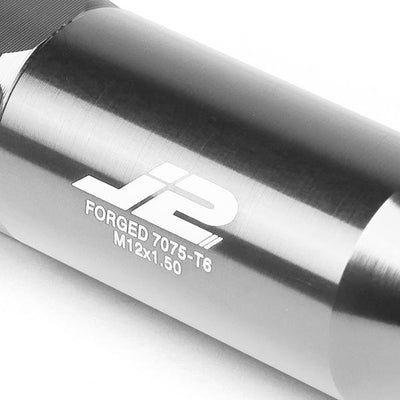 Lug Nuts - M12X1.5 - Open-End - 60mm - 7075 - W/Adapter - Aluminum - 20PCs - LN-T7-003-15-SL - 3