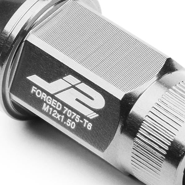 Lug Nuts - M12X1.5 - Open-End - 44mm - 7075 - W/Adapter - Aluminum - 20PCs - LN-T7-008-15-SL - 3