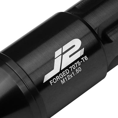 Lug Nuts - M12X1.5 - 50mm - 20Pcs - Aluminum - LN-T7-011-15-BK - 3