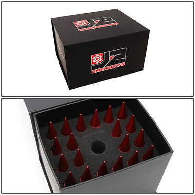 20PC Aluminum Spiky Cap Lug Nuts[A Variety Of Color options]<br>Universal
