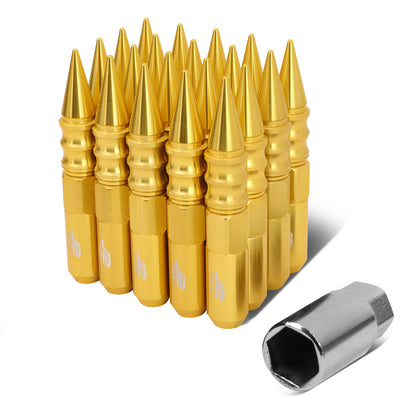 20PC Aluminum Spiky Cap Lug Nuts[A Variety Of Color options]<br>Universal