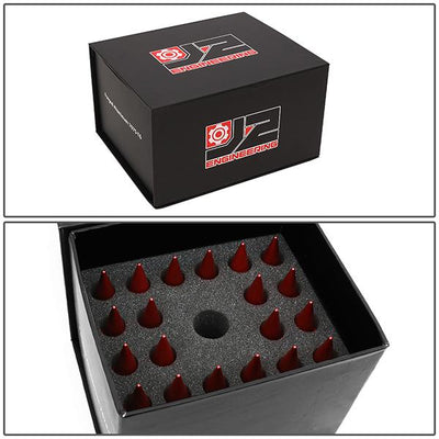 20PC Aluminum Spiky Cap Lug Nuts[A Variety Of Color options]<br>Universal