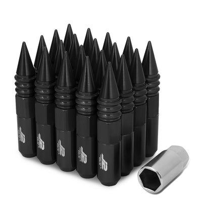 20PC Aluminum Spiky Cap Lug Nuts[A Variety Of Color options]<br>Universal