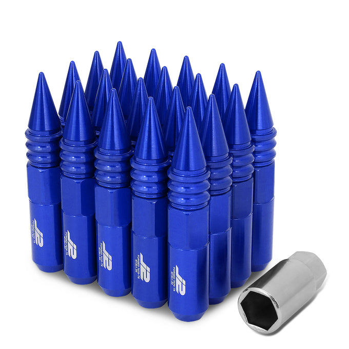 20PC Aluminum Spiky Cap Lug Nuts[A Variety Of Color options]<br>Universal