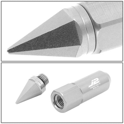 Lug Nuts - M12X1.5 - Spiky Cap - 90mm - 7075 - Aluminum - 20PCs - LN-T7-017-15-SL - 4