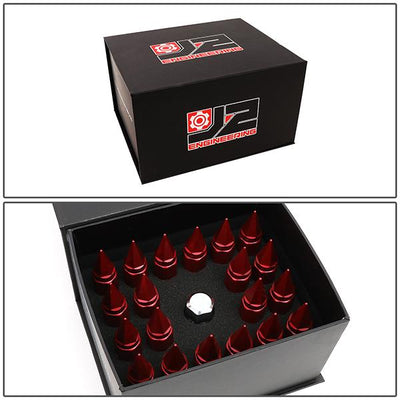 20PC Aluminum Spiky Cap Lug Nuts[A Variety Of Color options]<br>Universal