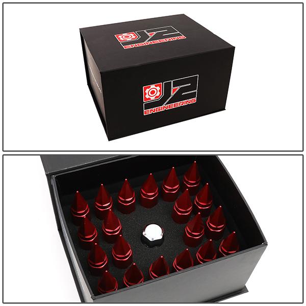 20PC Aluminum Spiky Cap Lug Nuts[A Variety Of Color options]<br>Universal