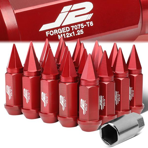 20PC Aluminum Spiky Cap Lug Nuts[A Variety Of Color options]<br>Universal