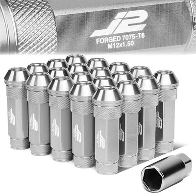 M12x1.5 Open End 20-Piece Wheel Lug Nuts - 70mm - 7075 - Aluminum - w/Key Gold - LN-T7-026-15-SL - 1