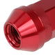 M12X1.5 Open End 20 Piece Wheel Lug Nuts - 60mm - w/Adapter - Aluminum - LN-T7-028-15-RD - 4