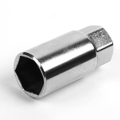 M12X1.5 Open End 20 Piece Wheel Lug Nuts - 60mm - w/Adapter - Aluminum - LN-T7-028-15-RD - 6