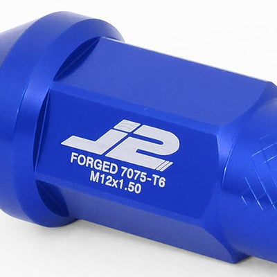 Lug Nuts - M12X1.5 - Open-End - 50mm - 7075 - Aluminum - 20PCs - LN-T7-034-15-BL - 3
