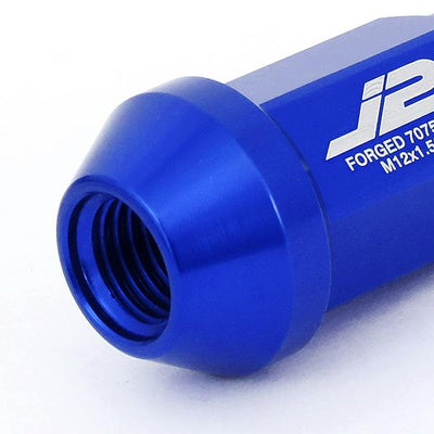 Lug Nuts - M12X1.5 - Open-End - 50mm - 7075 - Aluminum - 20PCs - LN-T7-034-15-BL - 4