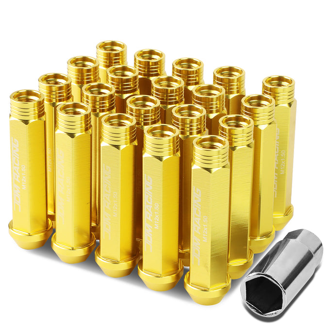 D-Motoring - Wheel Lug Nuts - M12x1.5 - 25mm OD - 90mm H - Acorn Style  - 10