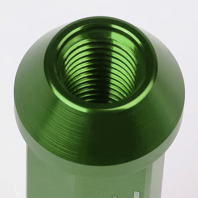 D-Motoring - Wheel Lug Nuts - M12x1.5 - 25mm OD - 90mm H - Acorn Style  - 4