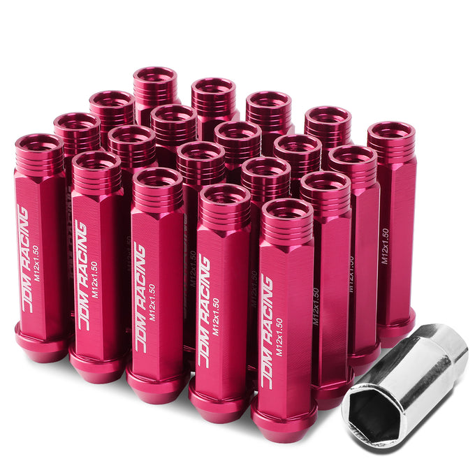 D-Motoring - Wheel Lug Nuts - M12x1.5 - 25mm OD - 90mm H - Acorn Style  - 9