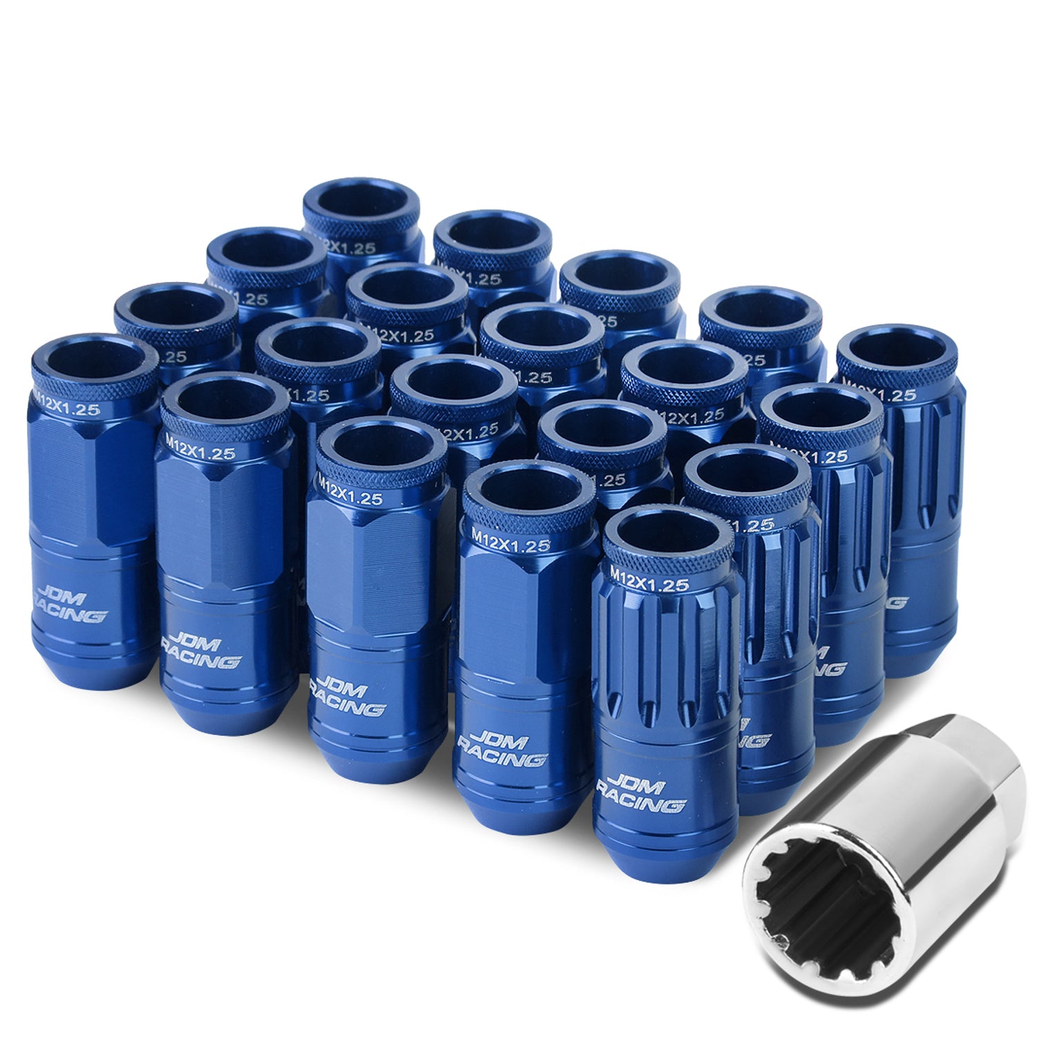 D-Motoring - Wheel Lug Nuts - M12x1.25 - 21mm OD - Acorn Style  - 1