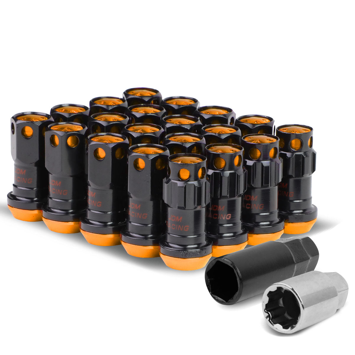 D-Motoring - Lug Nuts - M12x1.5 - 22mm OD - Lock Nut Style  - 1