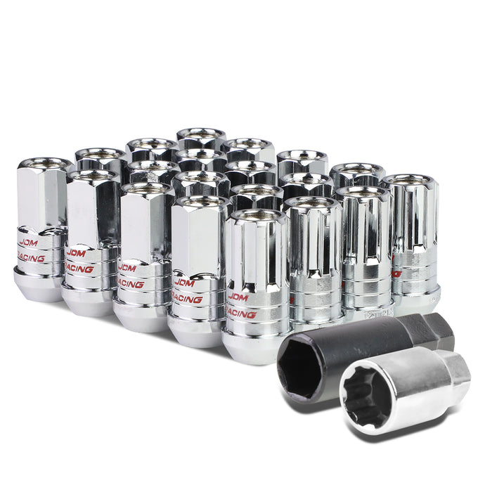D-Motoring - Wheel Lug Nuts - M12x1.5 - 25mm OD - Acorn Grooved Shank  - 1