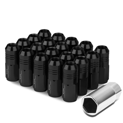 D-Motoring - Wheel Lug Nuts - M12x1.5 - 20mm OD - Grooved Shank Style  - 12