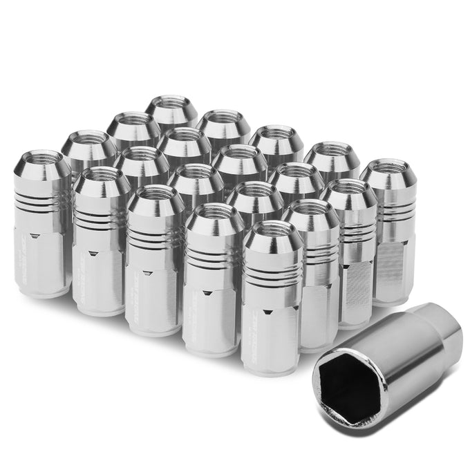 D-Motoring - Wheel Lug Nuts - M12x1.5 - 20mm OD - Grooved Shank Style  - 1