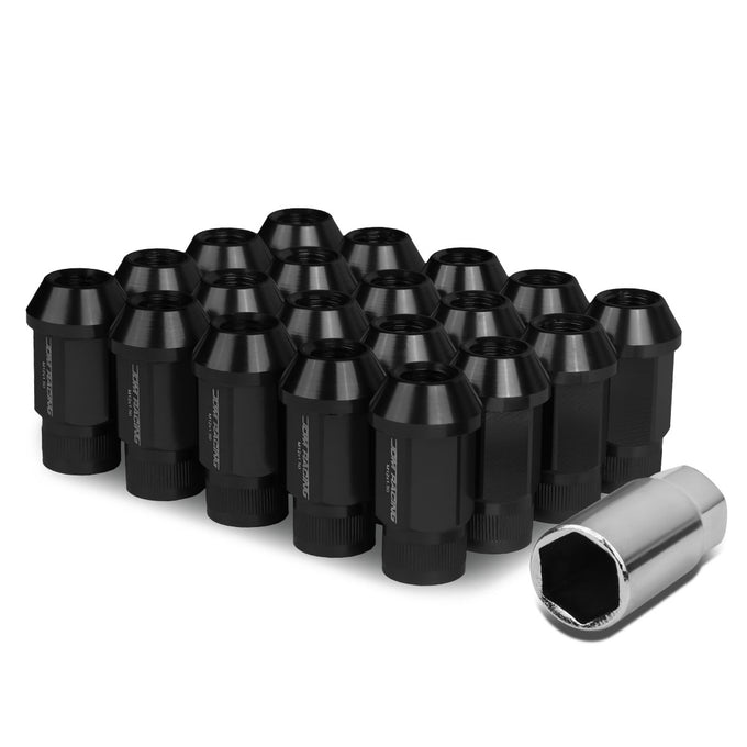 D-Motoring - Lug Nuts - M12x1.5 - 25mm OD - Acorn Knurled End Style  - 7