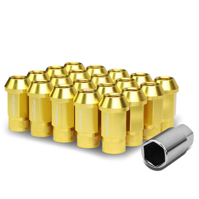 D-Motoring - Lug Nuts - M12x1.5 - 25mm OD - Acorn Knurled End Style  - 9