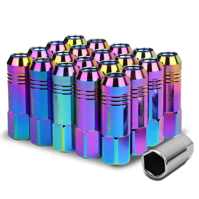 D-Motoring - Lug Nuts - M12x1.25 - 20mm OD - Rib Shank Style  - 6