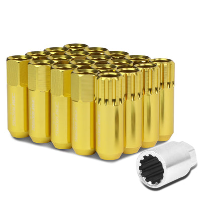 D-Motoring - Wheel Lug Nuts - M12x1.5 - 20mm OD - 400 Style  - 12