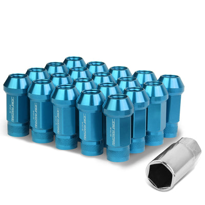 D-Motoring - Wheel Lug Nuts - M12x1.5 - 25mm OD - Acorn Knurled End Style  - 16