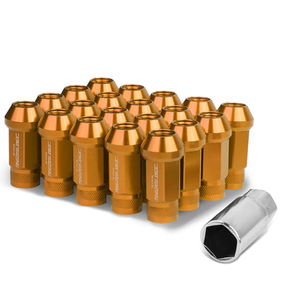 D-Motoring - Wheel Lug Nuts - M12x1.5 - 25mm OD - Acorn Knurled End Style  - 10