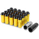 D-Motoring - Wheel Lug Nuts - M12x1.25 - 23mm OD - Steel Acorn - 6