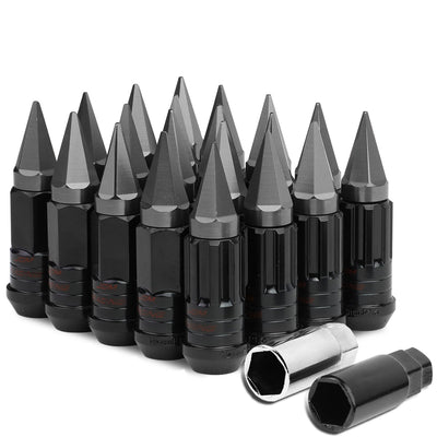 D-Motoring - Lug Nuts - M12x1.5 - 25mm OD Spike - Grooved Shank  - 10