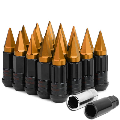 D-Motoring - Lug Nuts - M12x1.5 - 25mm OD Spike - Grooved Shank  - 12