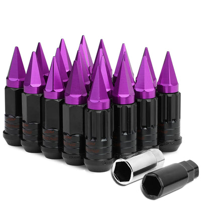 D-Motoring - Lug Nuts - M12x1.5 - 25mm OD Spike - Grooved Shank  - 14