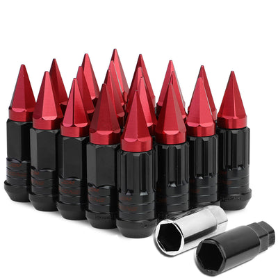 D-Motoring - Lug Nuts - M12x1.5 - 25mm OD Spike - Grooved Shank  - 15