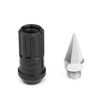 D-Motoring - Lug Nuts - M12x1.5 - 25mm OD Spike - Grooved Shank  - 4