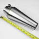 D-Motoring - Megaphone Exhaust - 11.5 Overall Length - 2.25 Inlet - 2.5Outlet - T-304 Stainless Steel  - 4