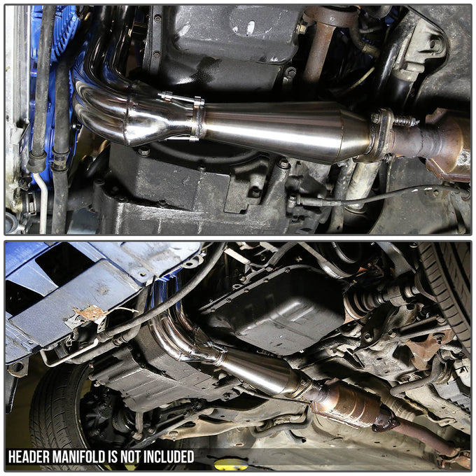D-Motoring - Megaphone Exhaust - 11.5 Overall Length - 2.5Inlet - 2.5 Outlet - T-304 Stainless Steel  - 7