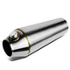 D-Motoring - Megaphone Exhaust - 11.5 Overall Length - 3 Inlet - 2.5 Outlet - T-304 Stainless Steel  - 1