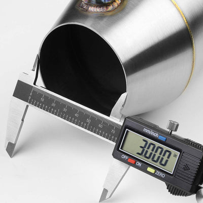 D-Motoring - Megaphone Exhaust - 11.5 Overall Length - 3 Inlet - 3 Outlet - T-304 Stainless Steel  - 2