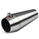 D-Motoring - Megaphone Exhaust - 11.5 Overall Length - 3 Inlet - 3.5 Outlet - T-304 Stainless Steel  - 1