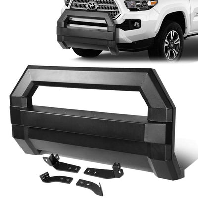 06-18 Toyota Tacoma Bull Bar w/License Plate Relocation Kit - Square Tube Style