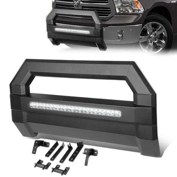 09-18 Dodge Ram 1500 LED Bull Bar w/License Plate Relocation Kit