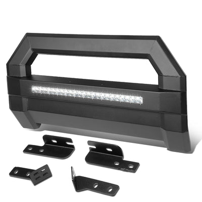 D-Motoring - Bull Bar - Square Tube - With LED Light + License Plate Bracket - 04-18 Ford F-150 - 1
