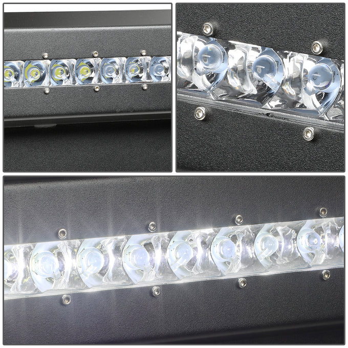 D-Motoring - Bull Bar - Square Tube - With LED Light + License Plate Bracket - 04-18 Ford F-150 - 2