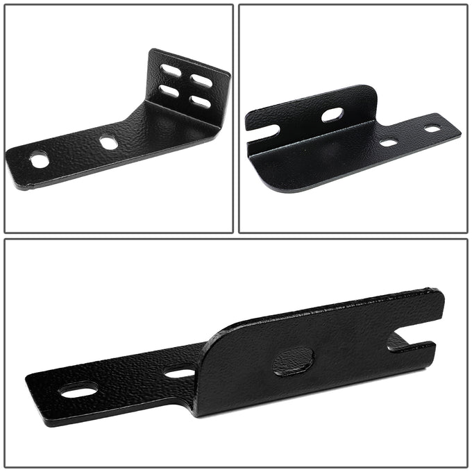 D-Motoring - Bull Bar - Square Tube - With LED Light + License Plate Bracket - 04-18 Ford F-150 - 3