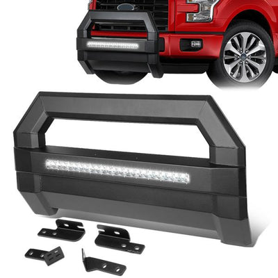 04-18 Ford F150 LED Bull Bar w/License Plate Relocation Kit